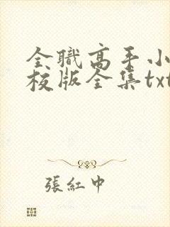 全职高手小说精校版全集txt封面