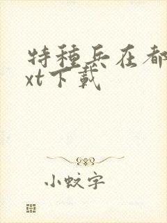 特种兵在都市txt下载