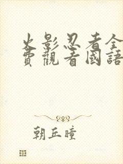 火影忍者全集免费观看国语版