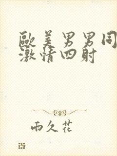 欧美男男同性恋激情四射封面