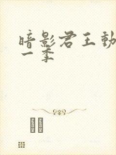 暗影君王动漫第一季