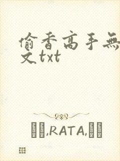 偷香高手无删全文txt