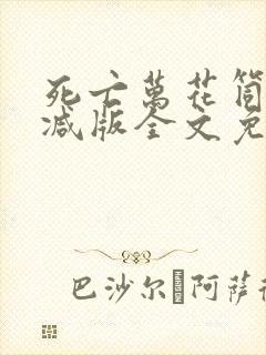 死亡万花筒未删减版全文免费阅读封面