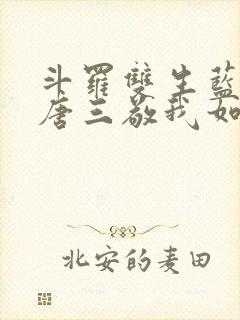 斗罗双生蓝银,唐三敬我如父