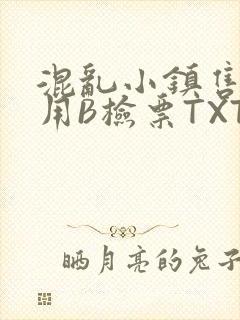 混乱小镇售票员用B检票TXT