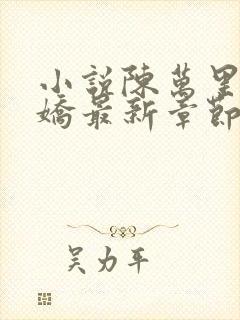 小说陈万里宋娇娇最新章节更新免费封面