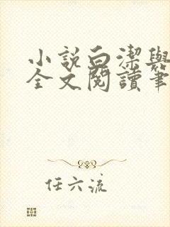 小说白洁与高义全文阅读笔趣阁白洁