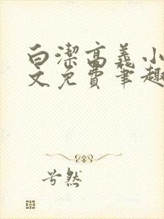 白洁高义小说全文免费笔趣阁在线阅读封面