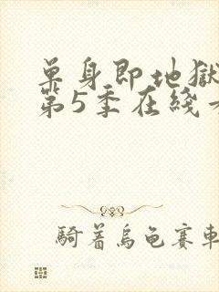 单身即地狱综艺第5季在线看