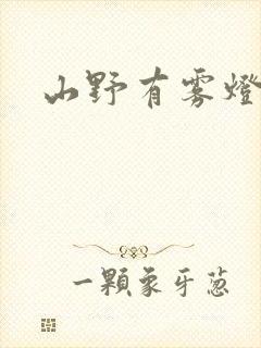 山野有雾灯封面