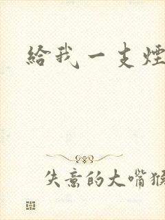 给我一支烟小说