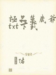 极品万岁爷小说txt下载