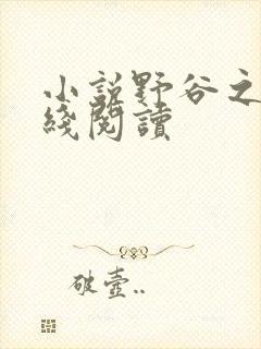 小说野谷之欢在线阅读封面