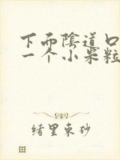 下面阴道口长了一个小米粒封面