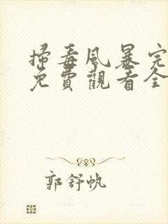 扫毒风暴完整版免费观看全集