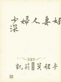少妇人妻好紧好深