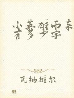 小英雄雨来一共有多少字封面