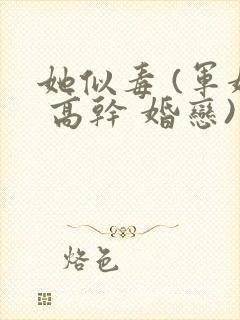 她似毒 (军婚 高干 婚恋)完结