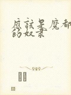 应该是魔都精兵的奴隶