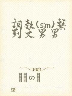 调教(sm)系列文男男封面