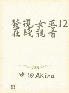 发现女巫12集在线观看