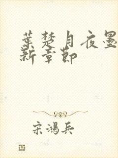 叶楚月夜墨寒最新章节