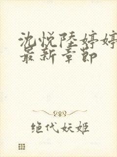 沈悦陆婷婷小说最新章节