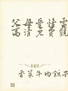 父母爱情电视剧高清免费观看完整版