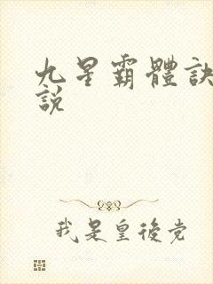 九星霸体诀 小说