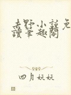 去野小说免费阅读笔趣阁封面