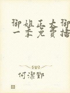 御姐正太御姐第一季免费播动漫封面