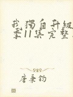 我独自升级第二季11集完整版观看封面