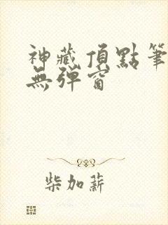 神藏顶点笔趣阁无弹窗