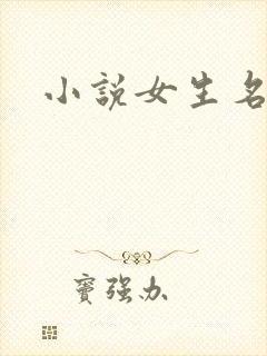 小说女生名字