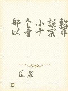 哪个小说软件可以看十宗罪