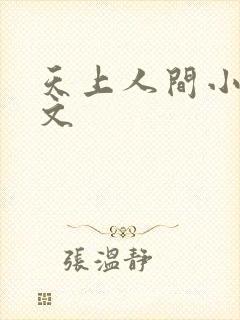 天上人间小说全文