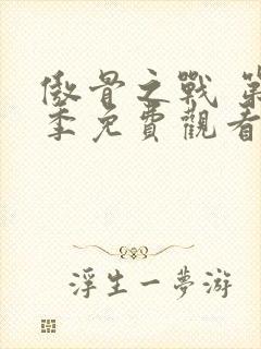 傲骨之战 第5季免费观看全集封面