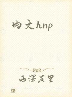 肉文hnp