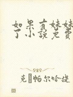 如果有妹妹就好了小说免费阅读