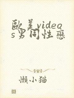 欧美videos男同性恋