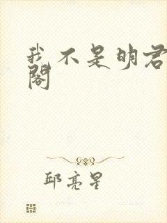 我不是明君笔趣阁
