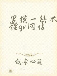 男模一丝不佳男体gv网站