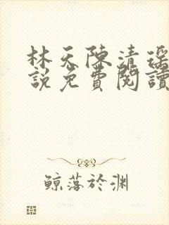 林天陈清瑶的小说免费阅读封面