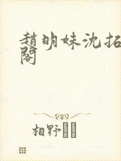 赵明姝沈拓笔趣阁