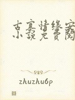 古寨情缘安壮壮小说免费阅读