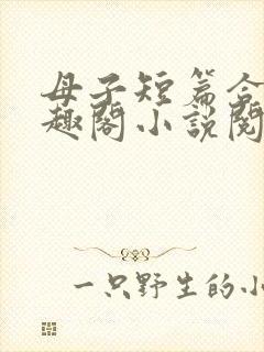 母子短篇合集笔趣阁小说阅读封面