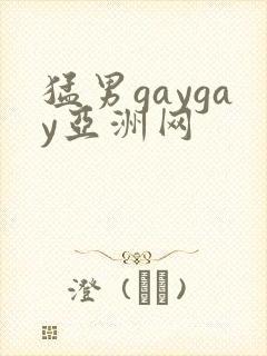 猛男gaygay亚洲网封面