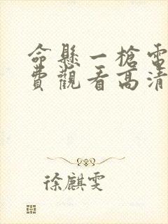 命悬一枪电影免费观看高清完整版封面