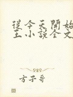 从今天开始做藩王小说全文阅