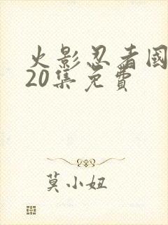 火影忍者国语720集免费